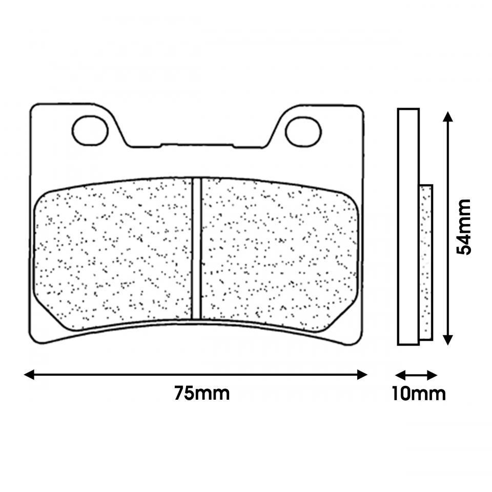 Plaquette de frein CL BRAKES pour Moto Honda 1200 VFR F 2010 à 2020 Neuf