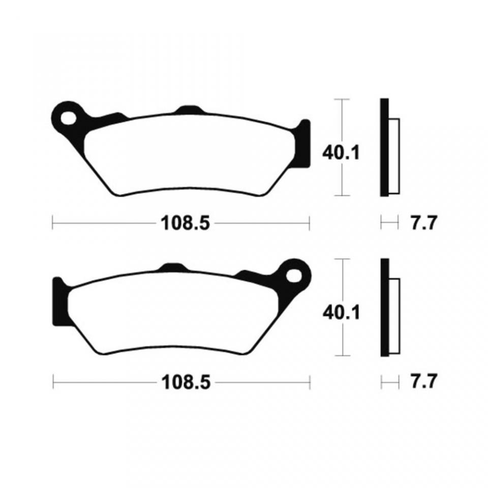 Plaquette de frein AV pour moto KTM 450 Rally Factory Replica 2020-2022 MOR174