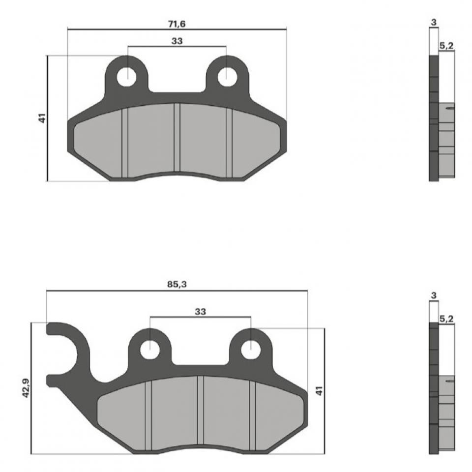 Plaquette de frein Malossi pour Scooter Kymco 300 AGILITY IE 4T LC EURO 4 2020 à 2022 AV Neuf