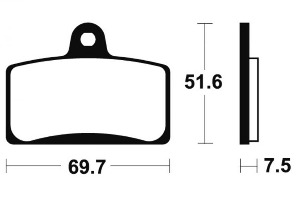 Plaquette de frein AV MF321 Bendix pour moto Aprilia 125 Tuono Après 2015 Neuf