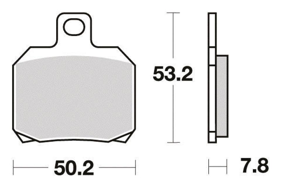 Plaquette de frein Perftec pour Moto Ducati 1199 Panigale R Superleggera 2014 à 2017 AR Neuf