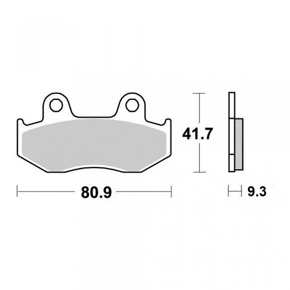 Plaquette de frein Perftec pour Scooter Honda 125 Nes @ 4T 2001 à 2005 AV Neuf