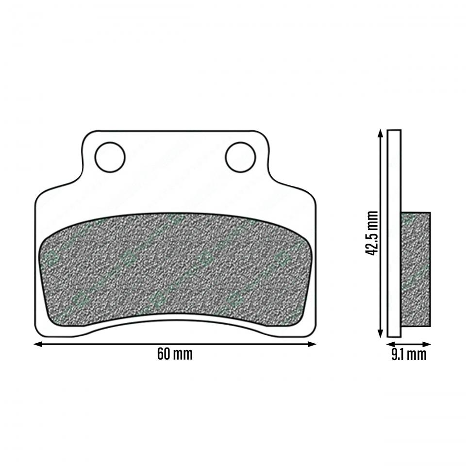Plaquette de frein Newfren pour Scooter Generic 125 Ideo Après 2005 Neuf