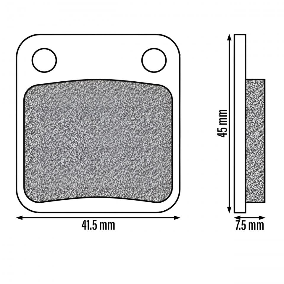 Plaquette de frein Newfren pour Moto Daelim 100 Altino 1999 à 2003 Neuf