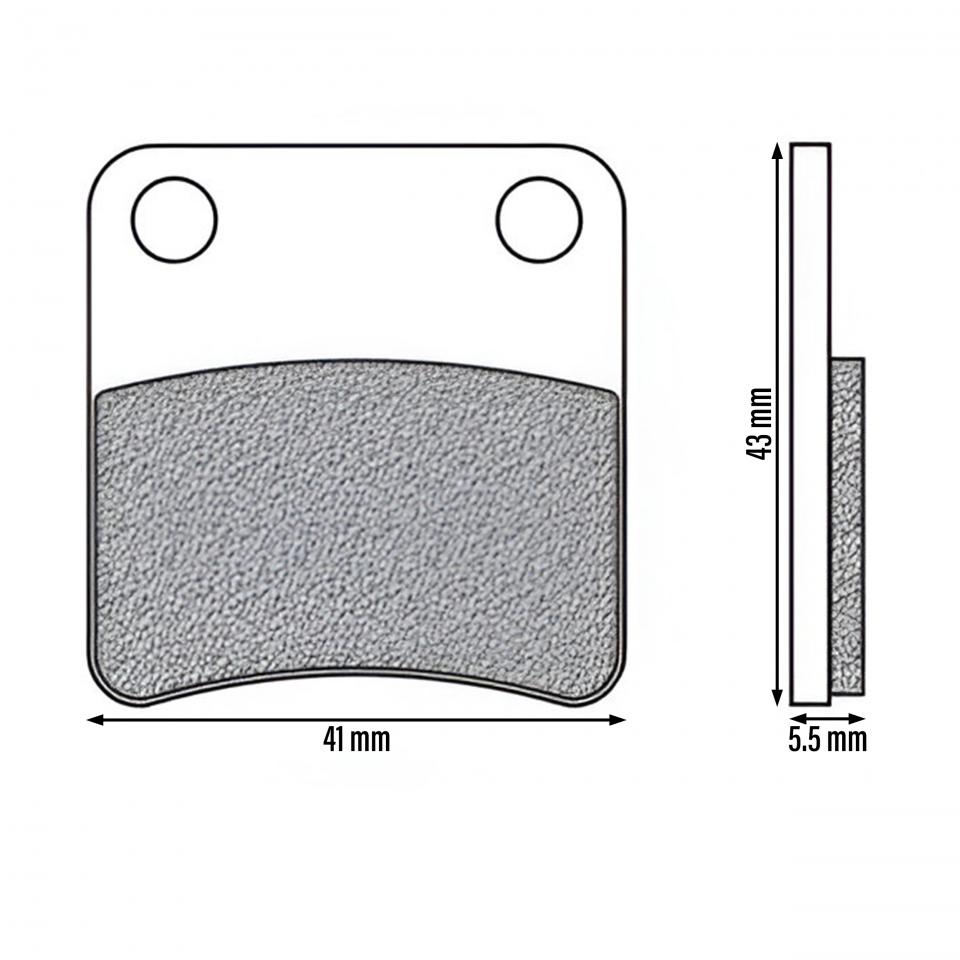 Plaquette de frein Newfren pour Scooter Piaggio 125 Liberty 1998 à 2011 Neuf