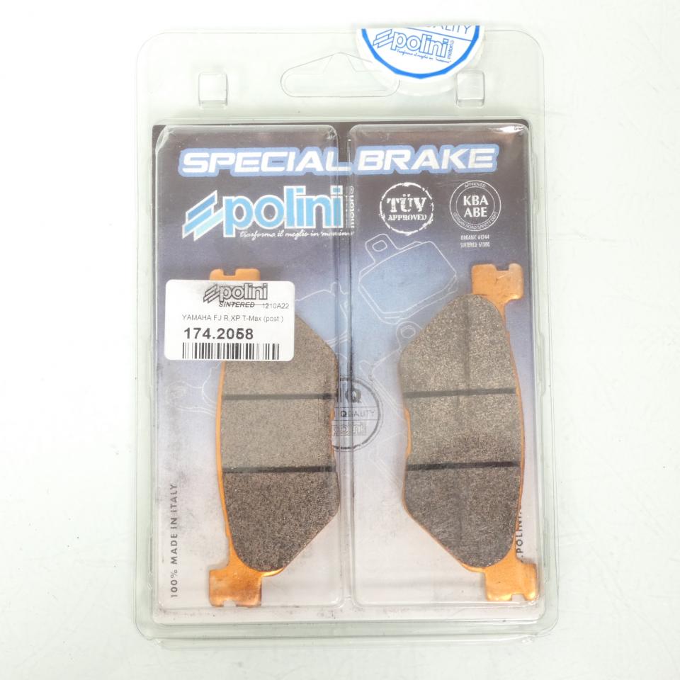 Plaquette de frein Polini pour Scooter Yamaha 530 T-Max 2012 à 2019 174.2058 Neuf