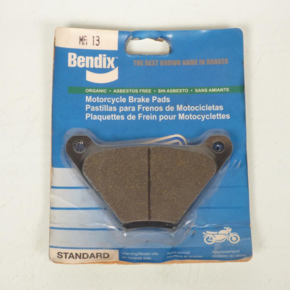 Plaquette de frein Bendix pour moto Harley Davidson 1200 FLH 1975 à 1979 MA13