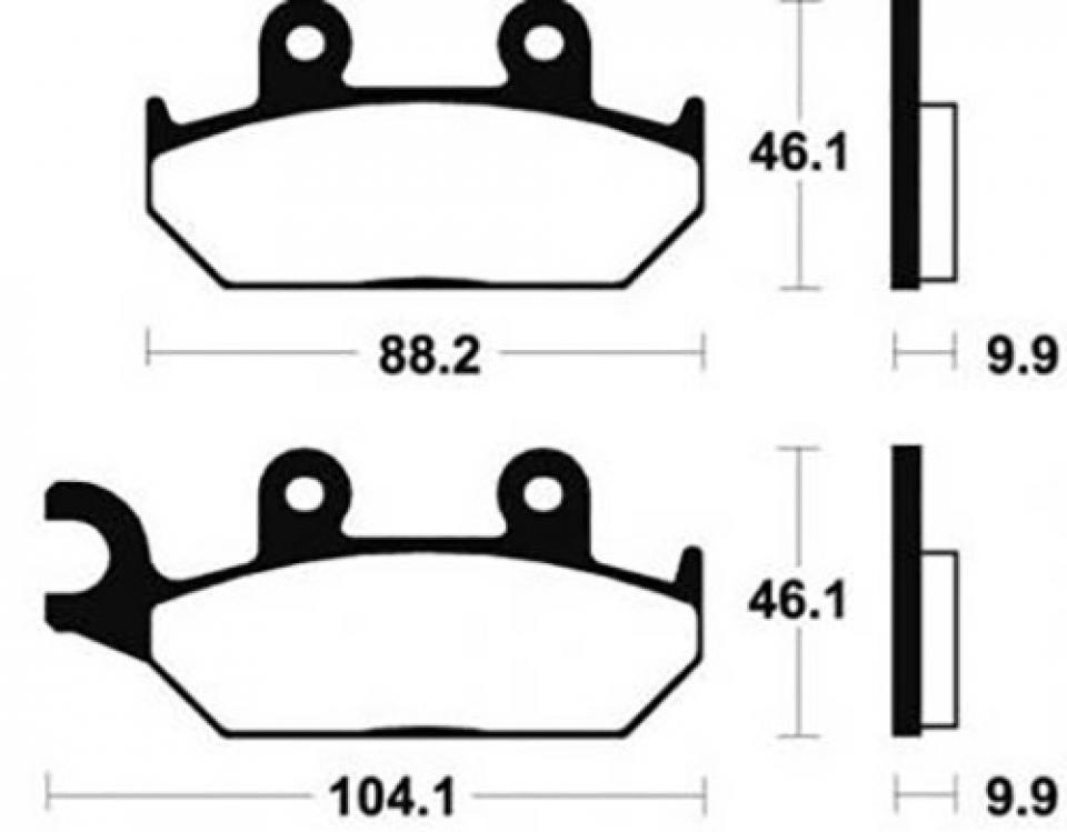 Plaquette de frein Bendix pour moto Yamaha 50 TZR 1993-2002 MA150 Neuf