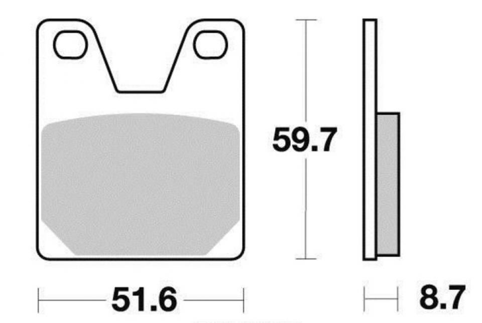 Plaquette de frein OEM pour Moto Yamaha 750 R7 1999 à 2002 Neuf