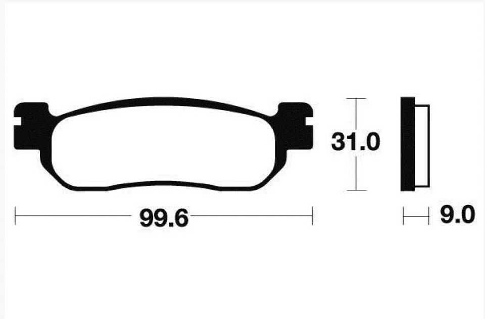 Plaquette de frein Bendix pour moto Yamaha 600 R6 1999-2002 MR228 Neuf