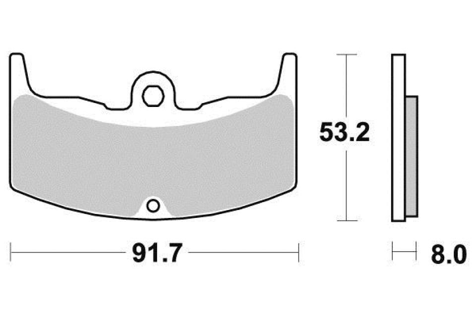 Plaquette de frein Sigma pour Moto Honda 400 Cbx F 1982 à 1983 AV / AR Neuf