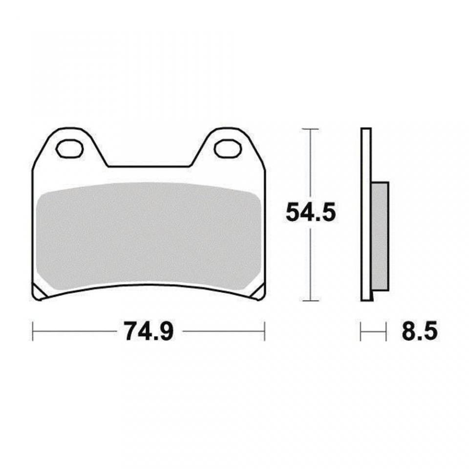 Plaquette frein origine pour moto KTM 690 Duke 2012 à 2018 AV 64113030000 Neuf