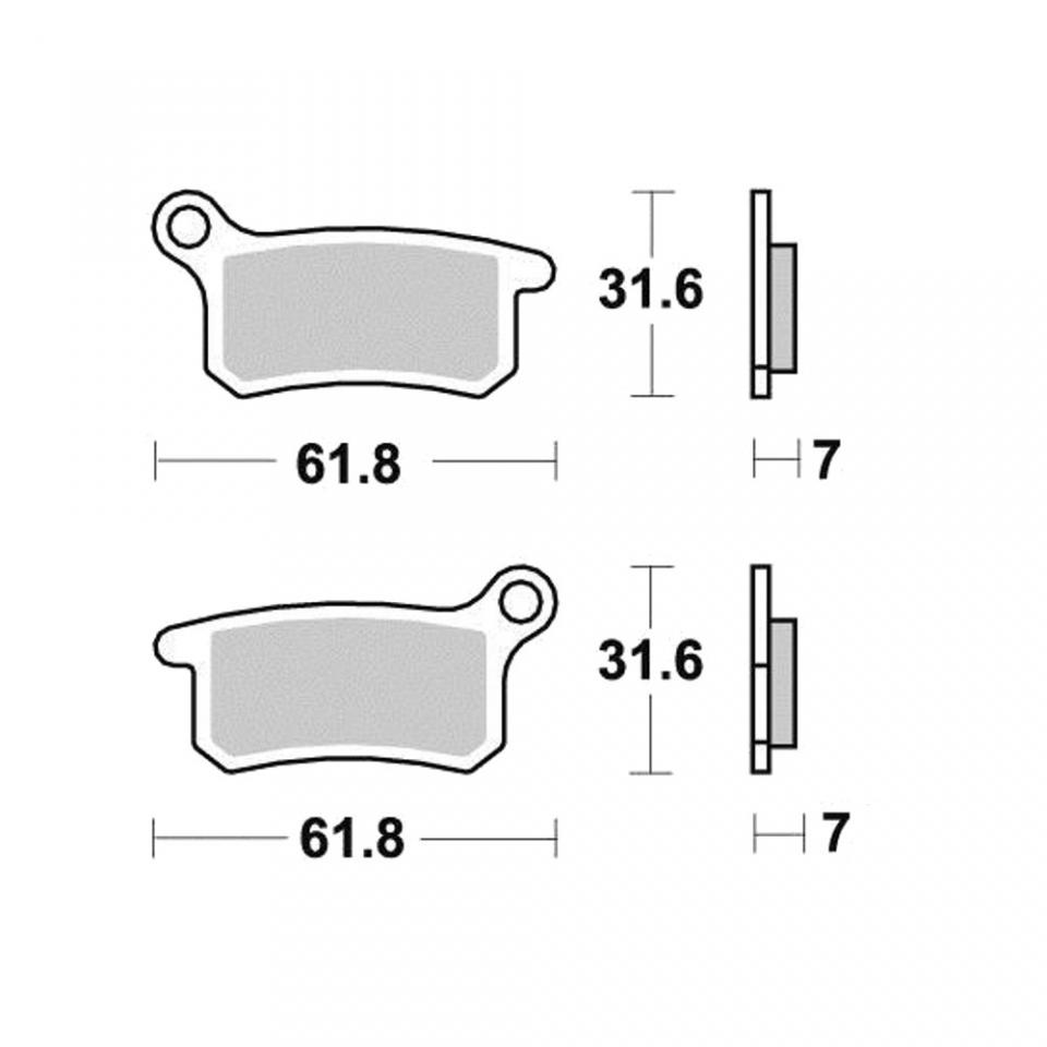 Plaquette de frein origine pour Moto KTM 65 SX 2011 à 2023 AV / AR Neuf