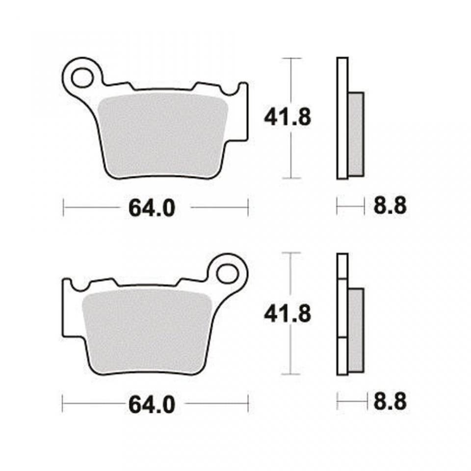 Plaquette de frein origine pour Moto KTM 125 EXC 2004 à 2016 AR / A40513090000 Neuf