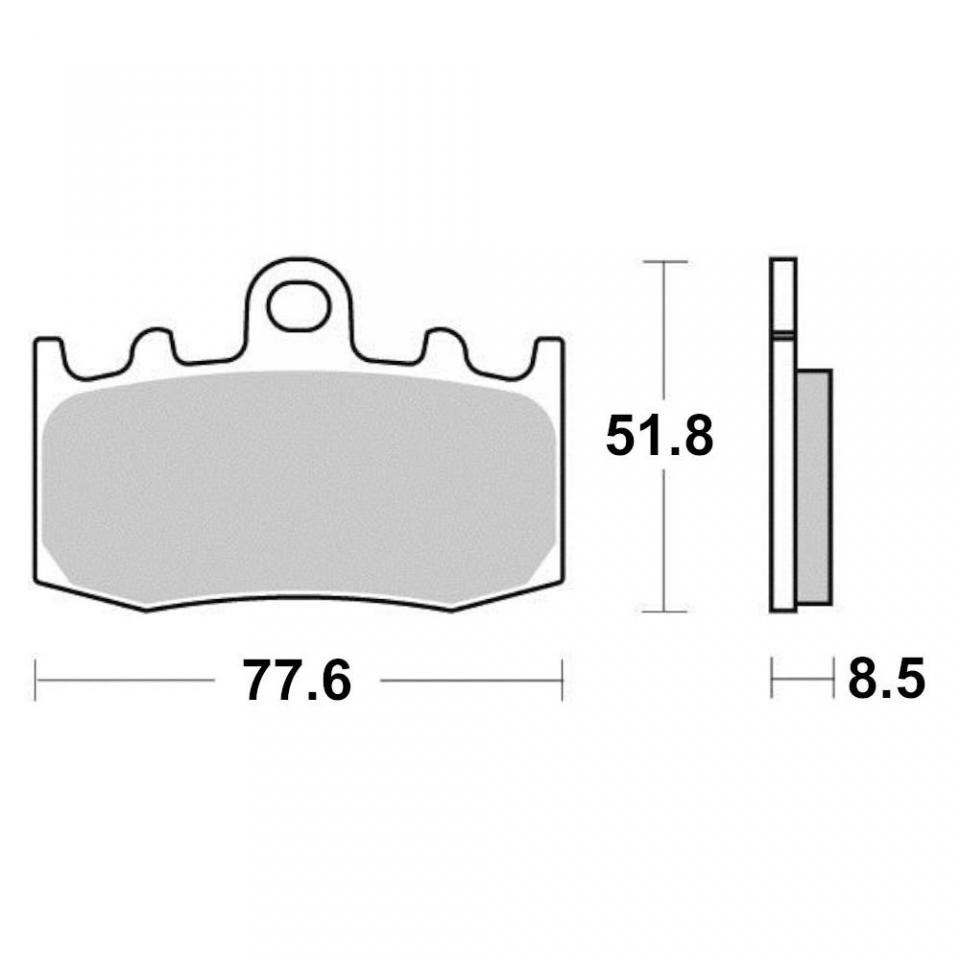 Plaquette de frein Ferodo pour Moto BMW 1100 R S Non Abs 2001 à 2005 AVG / AVD Neuf