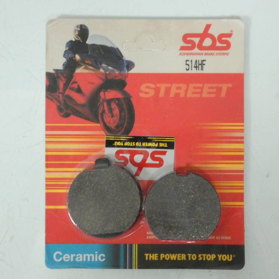 Plaquette de frein SBS pour moto Kawasaki 900 KZ 1976 514HF Neuf
