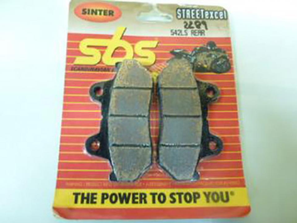 Plaquette de frein SBS pour Moto Honda 400 CB 1981 à 1982 542LS Neuf