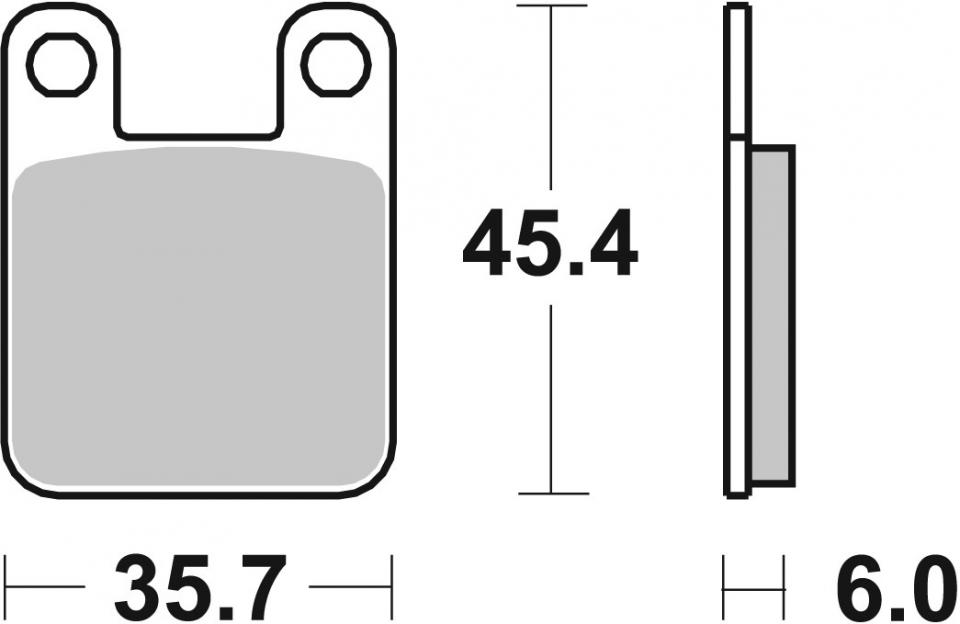 Plaquette de frein SBS pour Auto 559HS Neuf