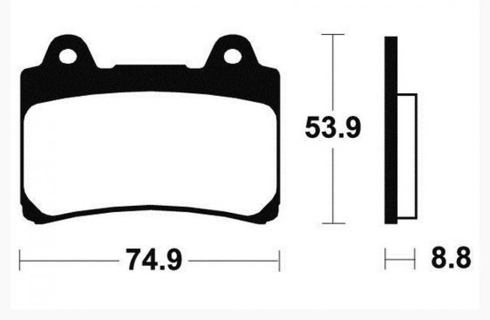 Plaquette de frein SBS pour Moto Yamaha 1200 FJ 1988 à 1990 613HS Neuf