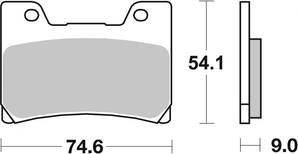 Plaquette de frein SBS pour Auto 645HS Neuf