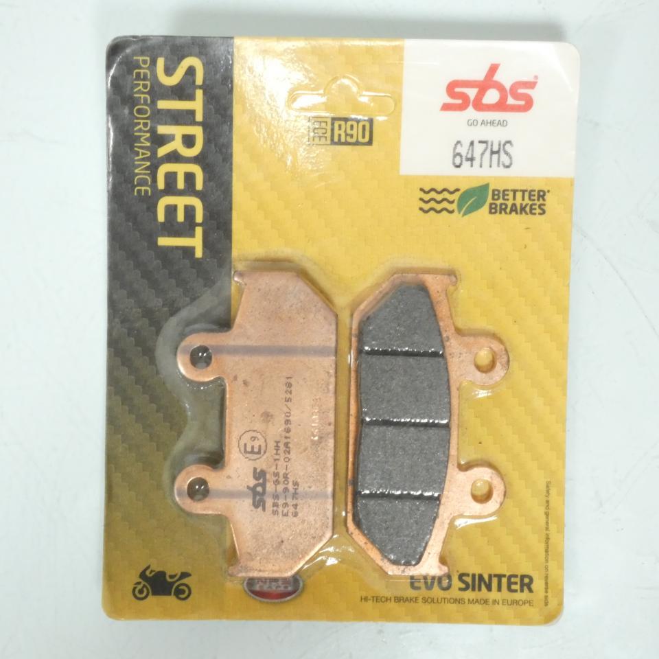 Plaquette de frein SBS pour Moto Cagiva 500 Canyon 1999 à 2001 647HS Neuf
