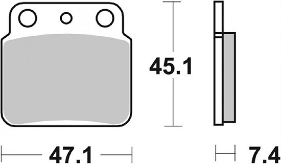 Plaquette de frein SBS pour Auto 649RSI Neuf