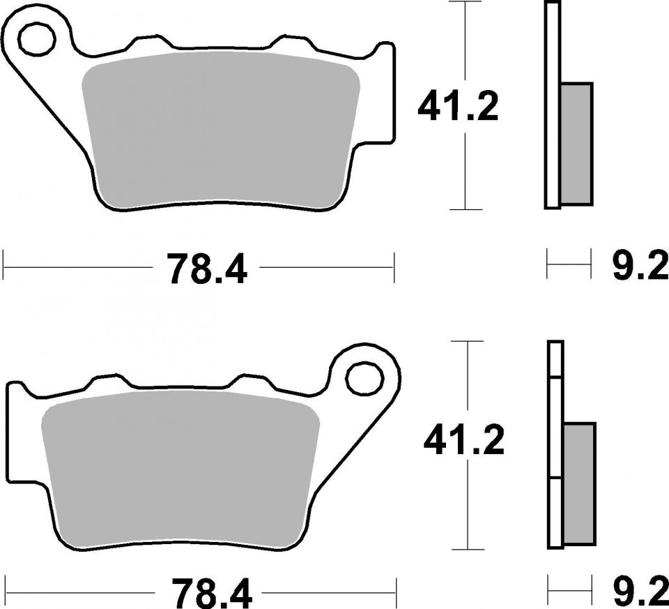 Plaquette de frein SBS pour Auto 675CS Neuf