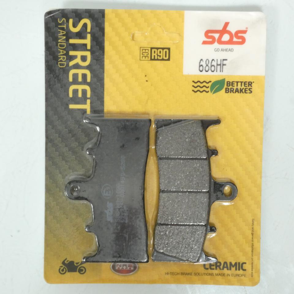 Plaquette de frein SBS pour moto Kawasaki 1100 ZRX 1996 à 2000 686HF Neuf