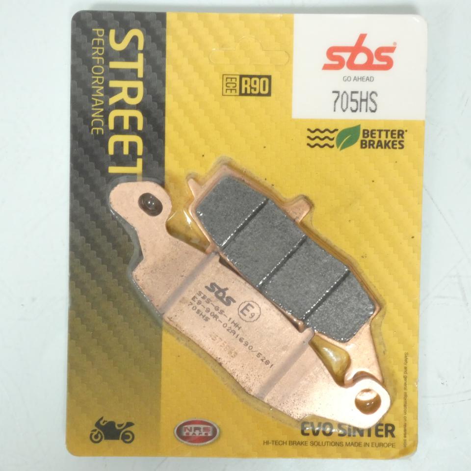 Plaquette de frein SBS pour moto Kawasaki 650 ER-6N 2006 à 2016 705HS Neuf