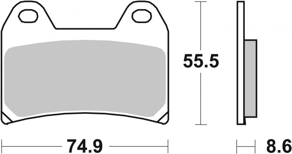 Plaquette de frein SBS pour Auto 706HF Neuf