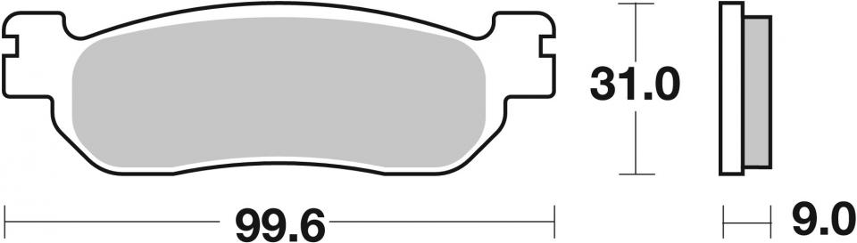 Plaquette de frein SBS pour Auto 728LS Neuf