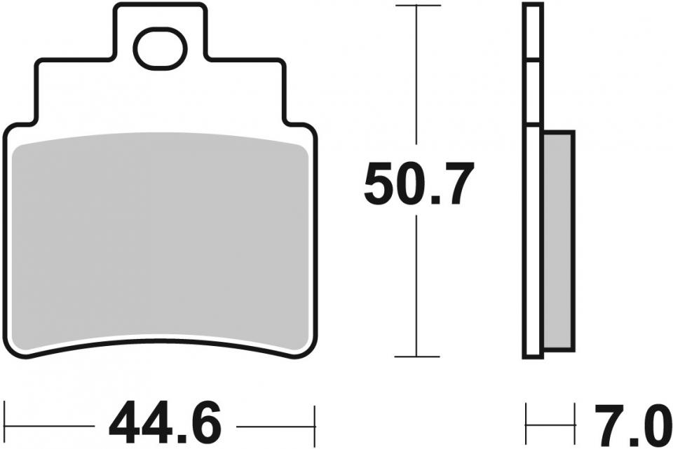 Plaquette de frein SBS pour Auto 775SI Neuf