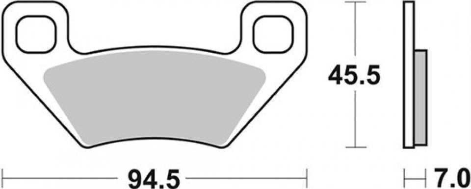 Plaquette de frein SBS pour Auto 822RSI Neuf