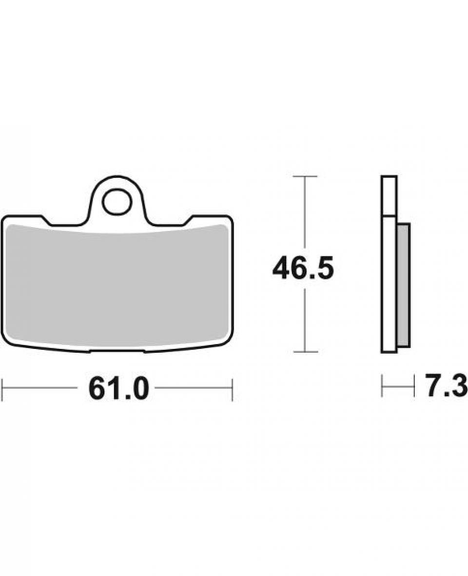 Plaquette de frein SBS pour Auto 856RST Neuf