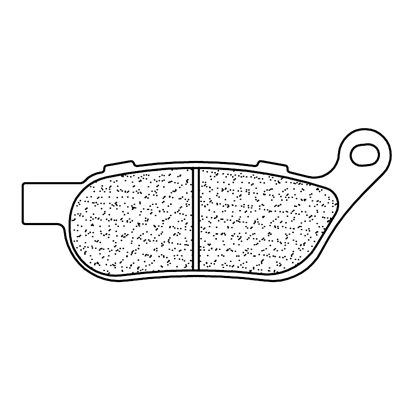 Plaquette de frein CL BRAKES pour Moto Harley Davidson 1690 FLSTF Fat Boy Après 2012 Neuf