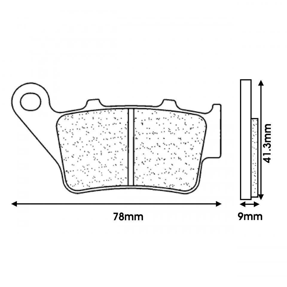 Plaquette de frein CL BRAKES pour Moto KTM 125 Duke 2011 à 2024 Neuf