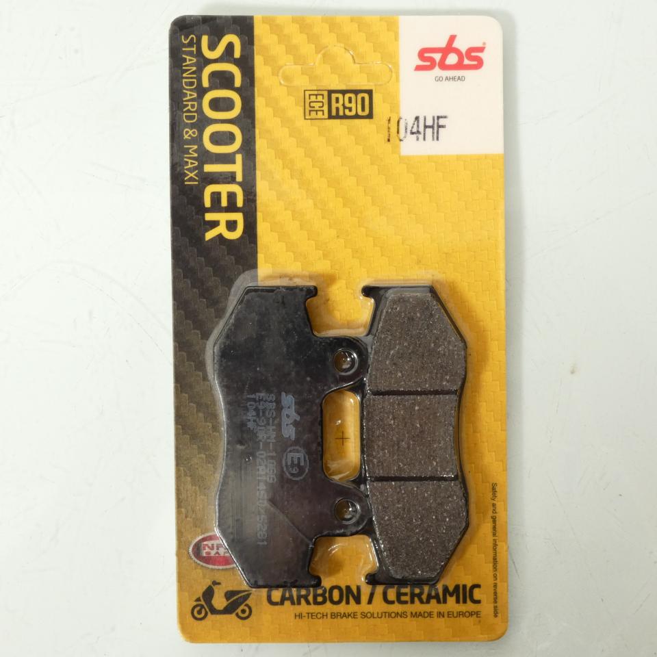 Plaquette de frein SBS pour Scooter Honda 100 SCV Lead 2003 à 2006 104HF Neuf