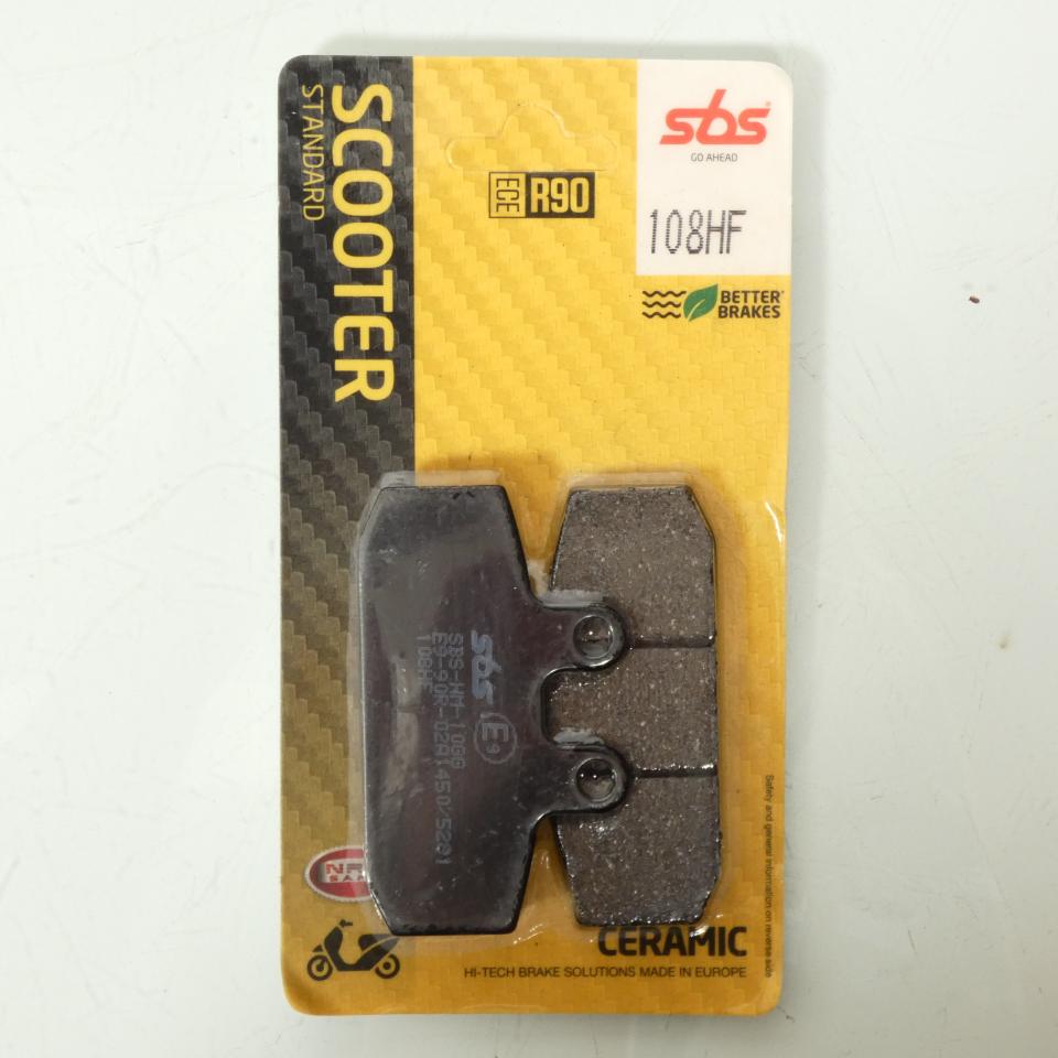 Plaquette de frein SBS pour Scooter Aprilia 150 Scarabeo 1999 à 2004 108HF Neuf
