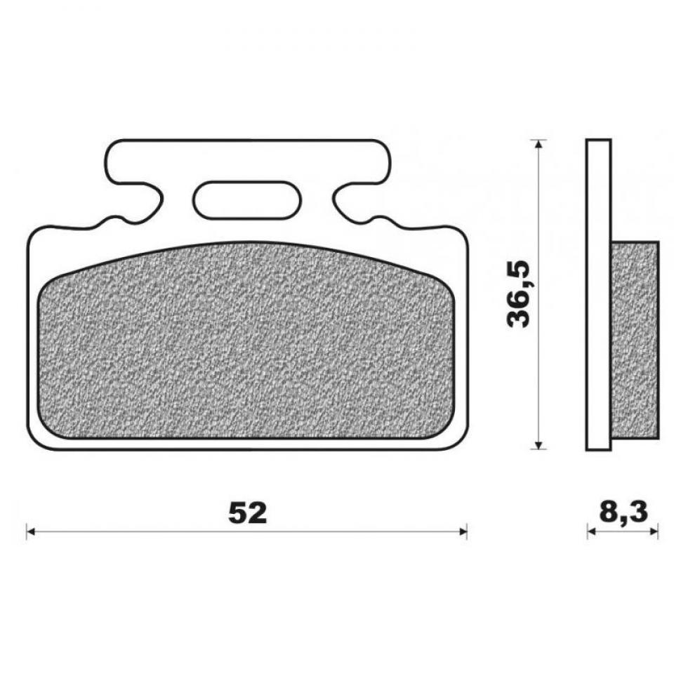 Plaquette de frein SBS pour Scooter Sym 50 Bullet 1993 110hf / AV Neuf