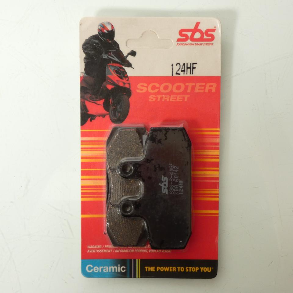 Plaquette de frein SBS pour Scooter Honda 100 BALI SJ 1997 à 2003 124HF Neuf