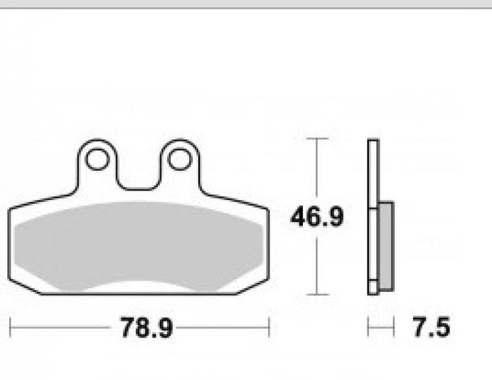 Plaquette de frein SBS pour Scooter Honda 100 BALI SJ 1997 à 2003 124HF Neuf
