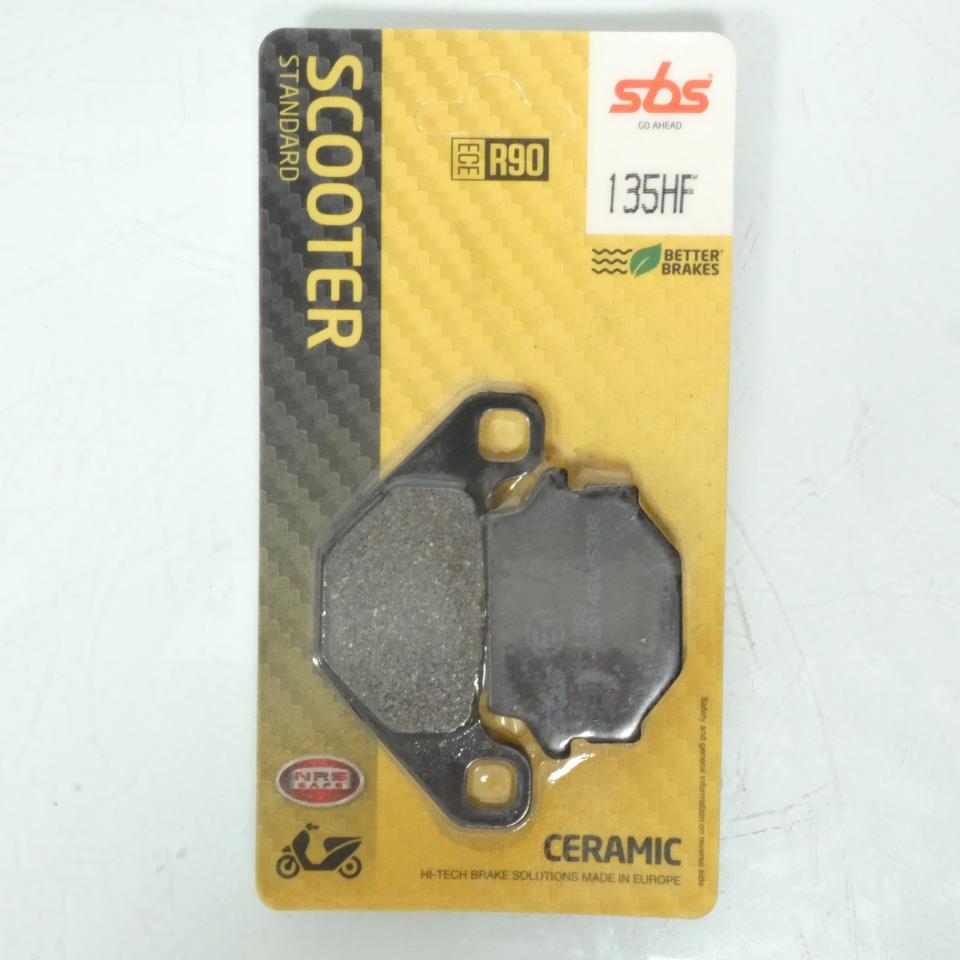 Plaquette de frein SBS pour scooter Peugeot 125 DJANGO EVASION 2014 à 2016 135HF Neuf