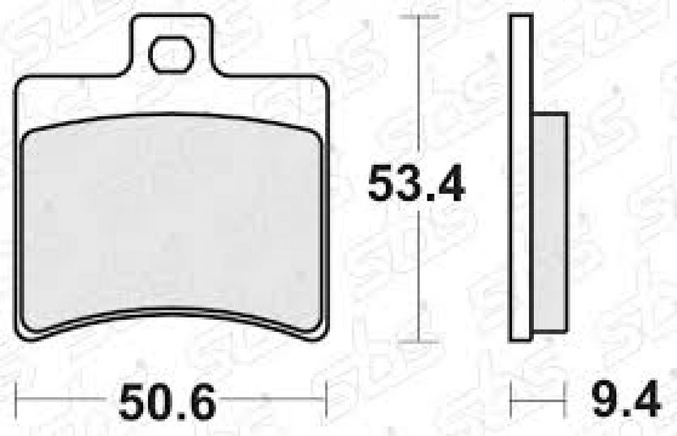 Plaquette de frein SBS pour Scooter Aprilia 125 Atlantic 2003 à 2014 152CT Neuf