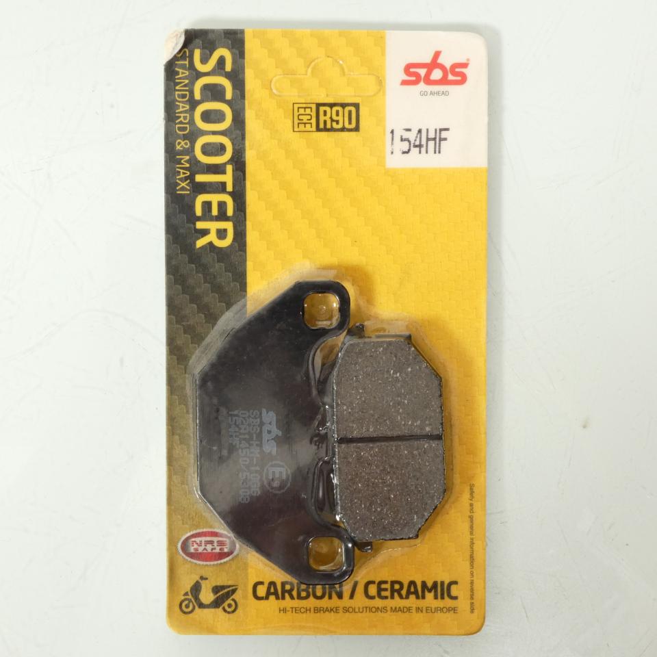 Plaquette de frein SBS pour Scooter Kymco 50 Agility 4T R16 2006 à 2015 154HF Neuf