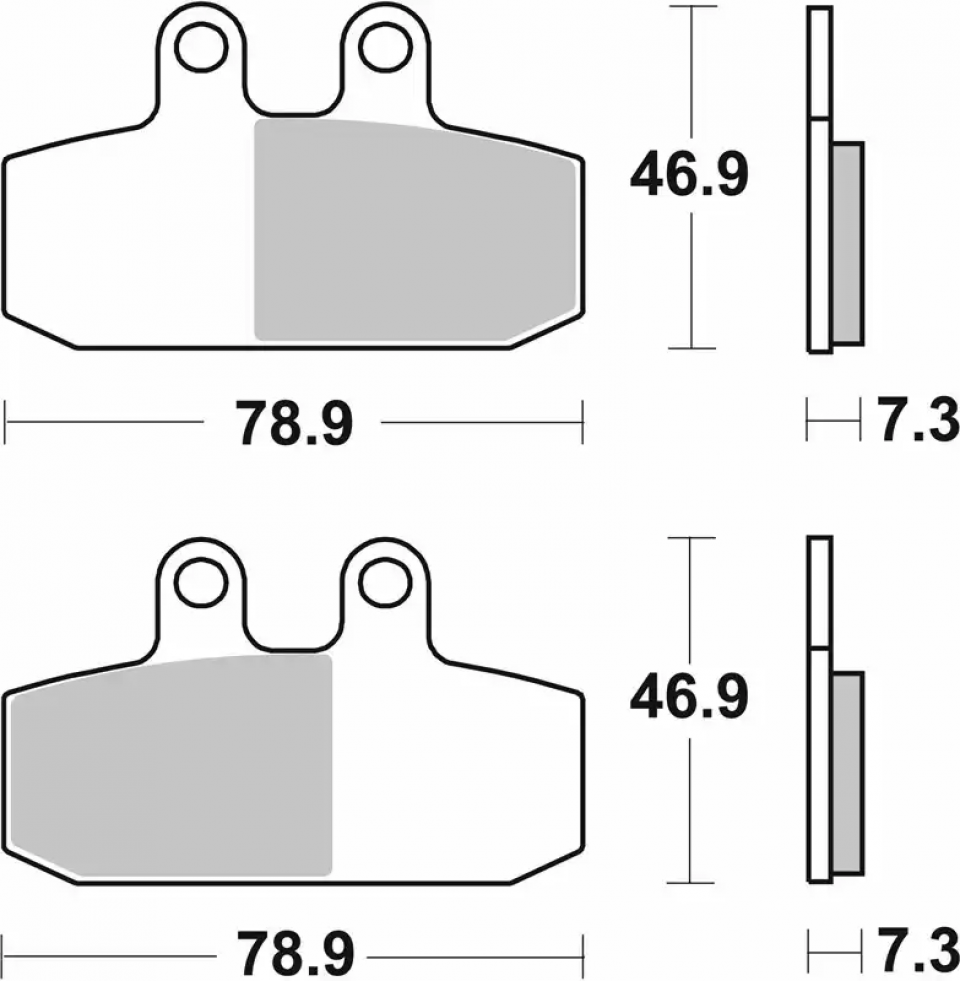 Plaquette de frein SBS pour Scooter Aprilia 500 Atlantic 2002 à 2005 179HF Neuf