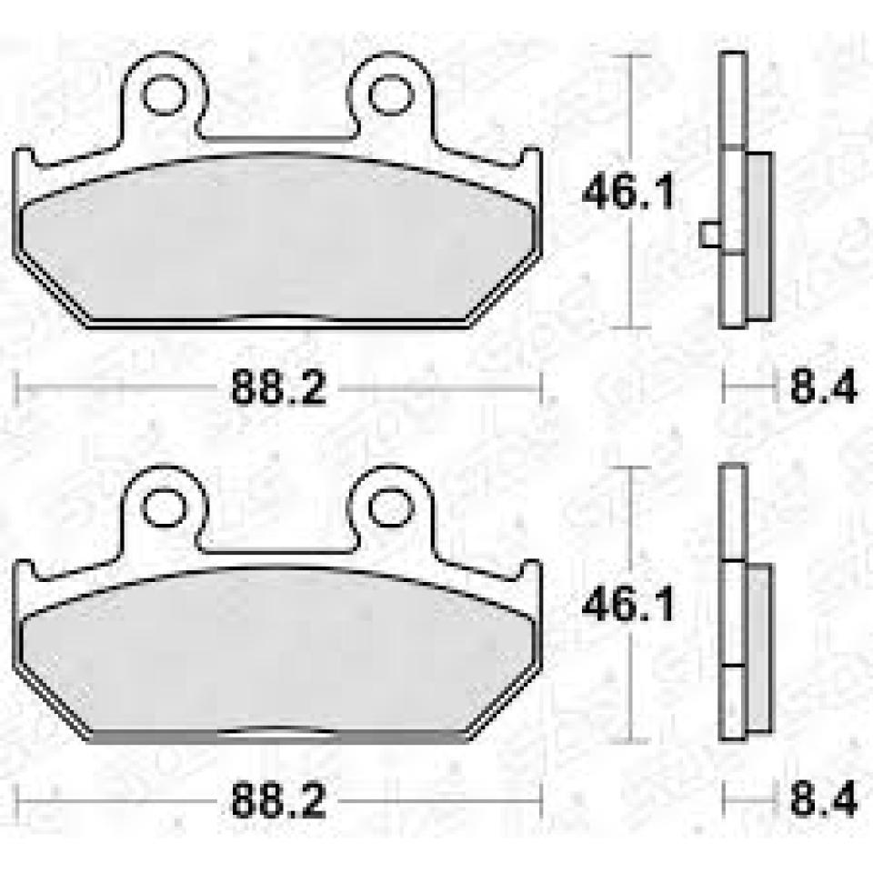 Plaquette de frein SBS pour scooter Suzuki 400 An Burgman 2007 à 2009 182HF Neuf