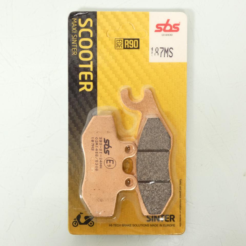 Plaquette de frein SBS pour Scooter Piaggio 350 Beverly S 2014 à 2019 187MS Neuf
