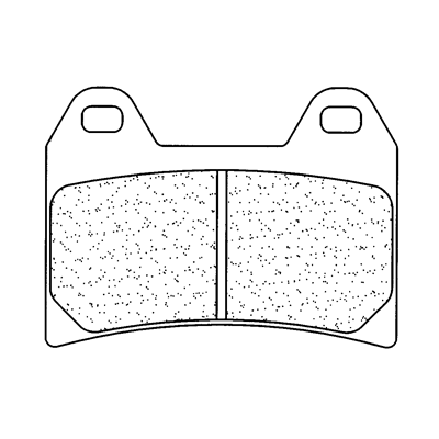 Plaquette de frein CL BRAKES pour Moto Yamaha 400 FZR 1986 à 1987 Neuf