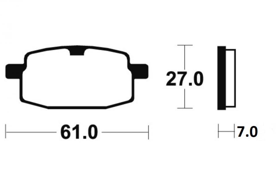 Plaquette de frein CL BRAKES pour scooter Peugeot 50 V-Clic 2007-14 3029SC Neuf