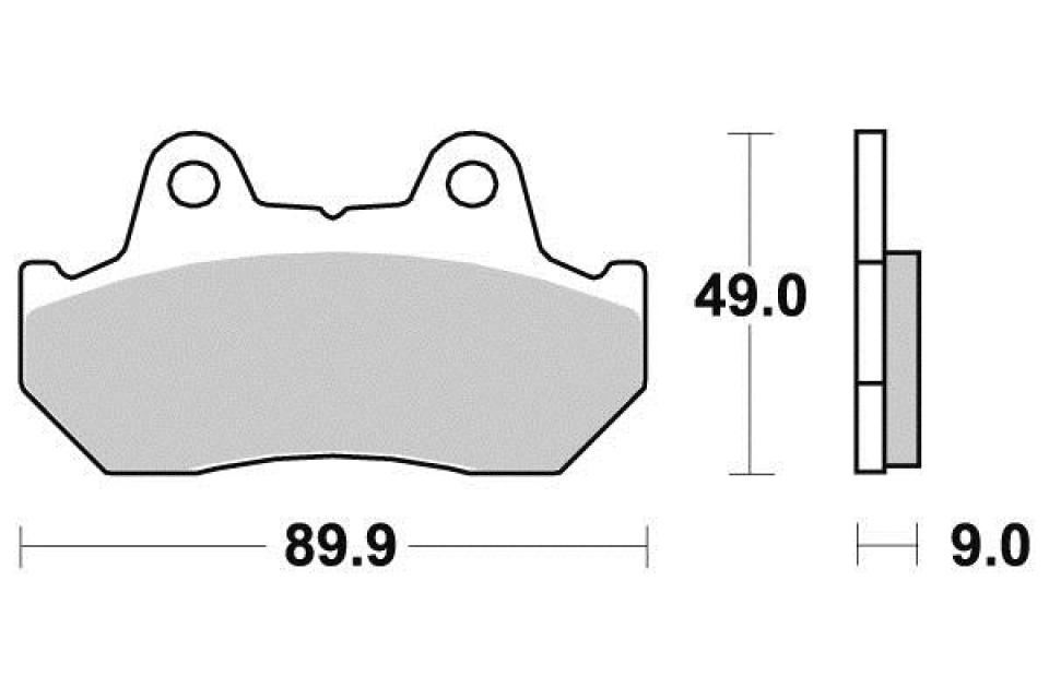 Plaquette de frein Sifam pour Moto Honda 1000 Cbx B/C 1981 à 1982 AVG / AVD Neuf